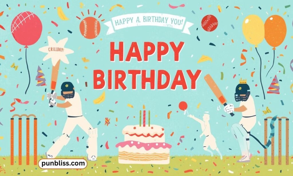 Birthday Cricket Puns