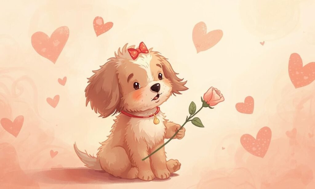 Cute Dog Valentines Puns