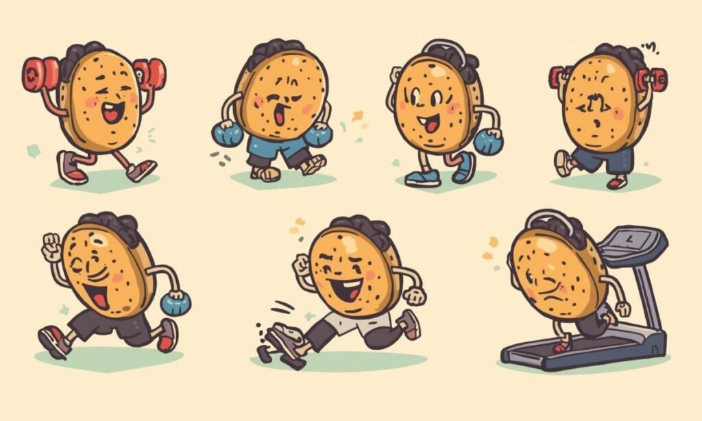 Fitness Bagel Puns