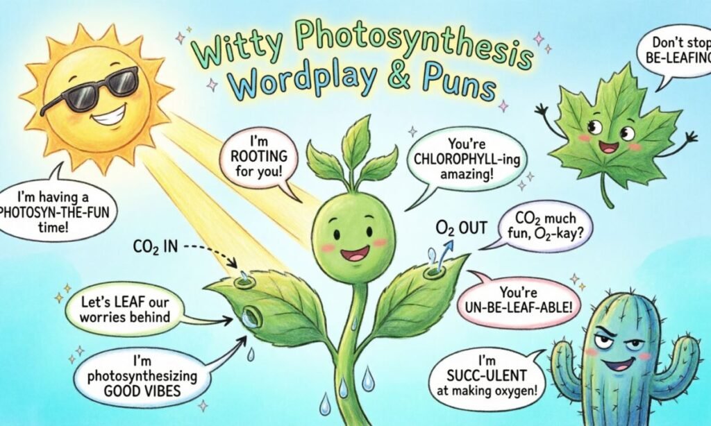 Witty Photosynthesis Wordplay and Puns