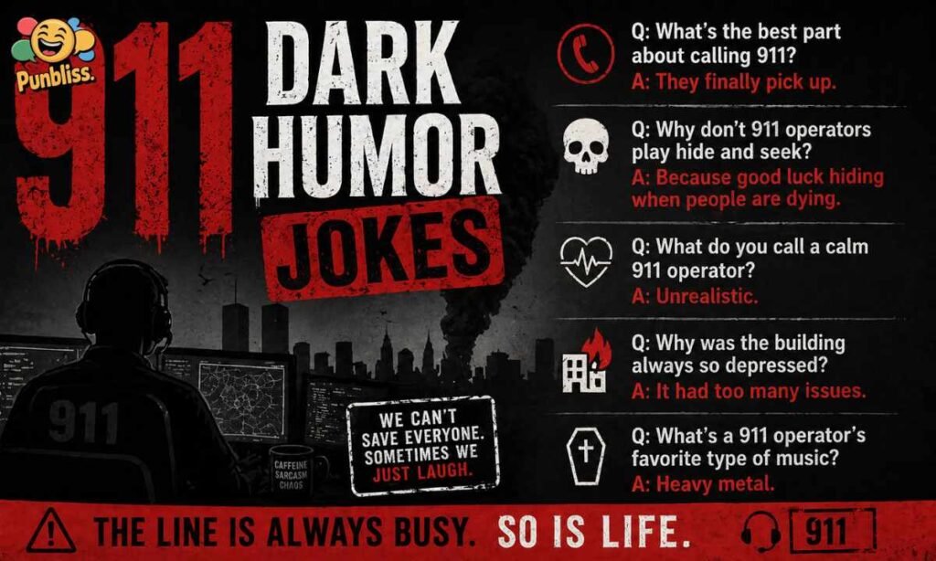 911 Dark Humor Jokes