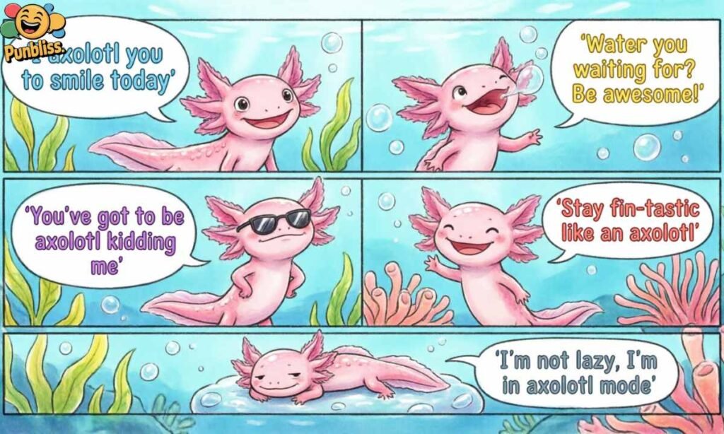 Axolotl Meme Puns