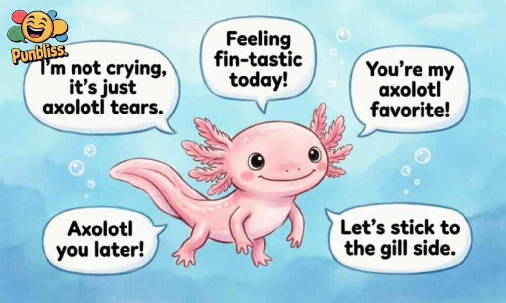 Axolotl Puns and Jokes One Liners