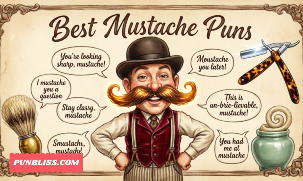 Best Mustache Puns