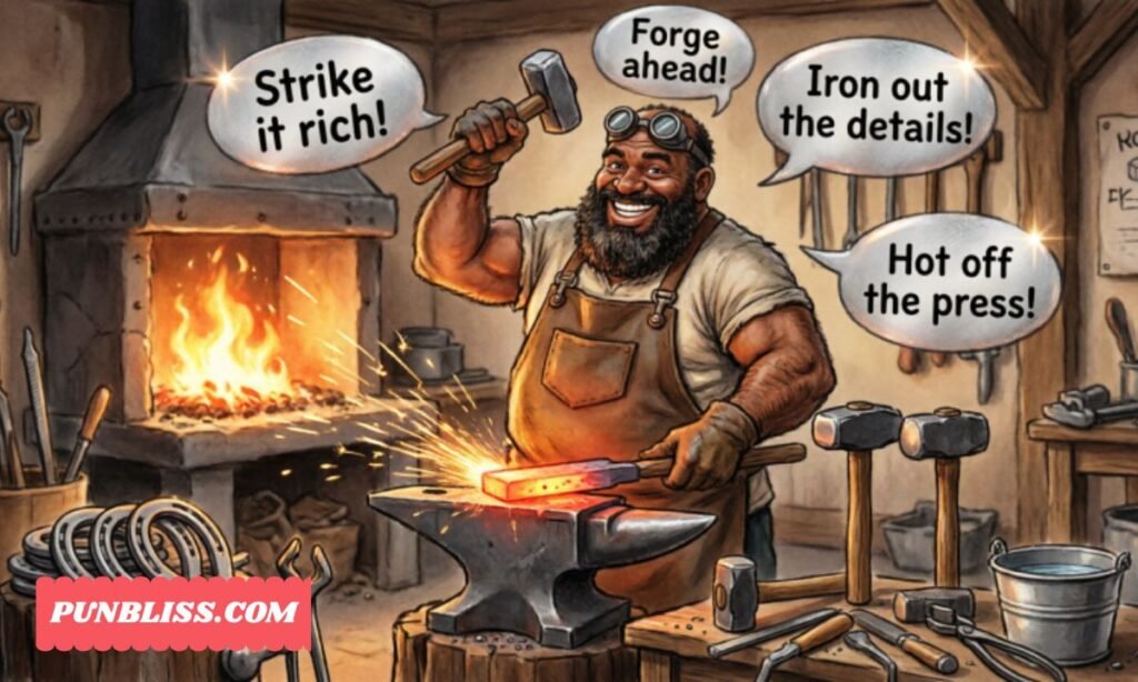 Blacksmith and Metalworking Puns