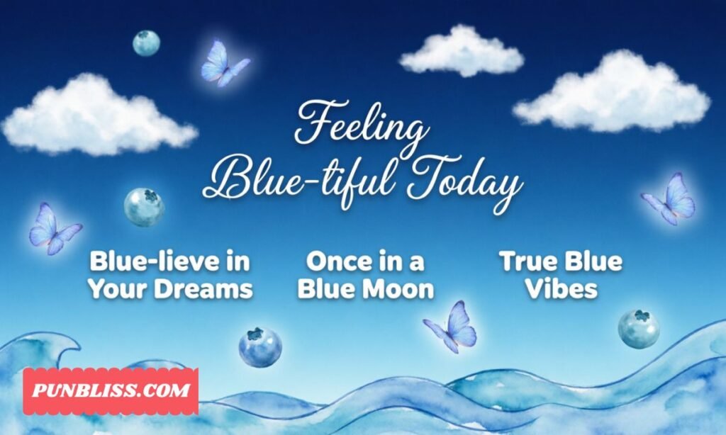 Blue Puns for Instagram