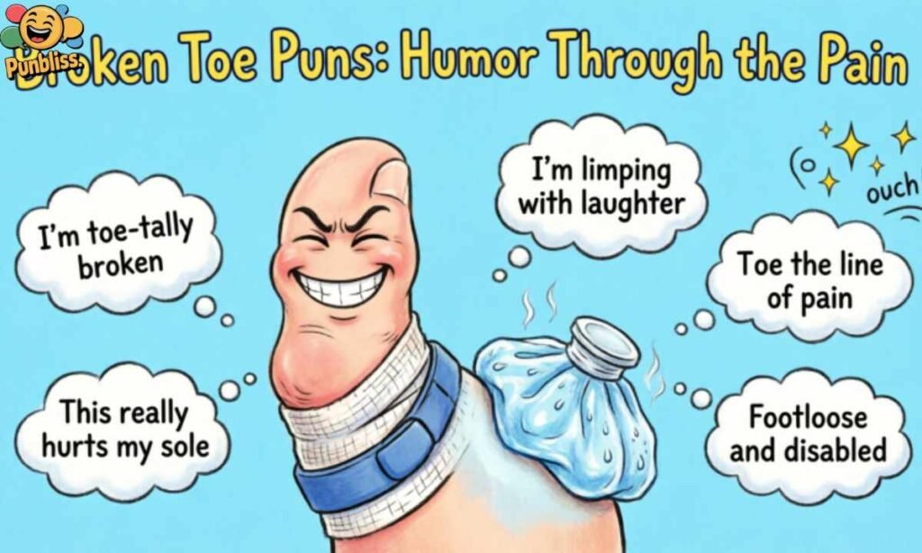 Broken Toe Puns Humor Through the Pain