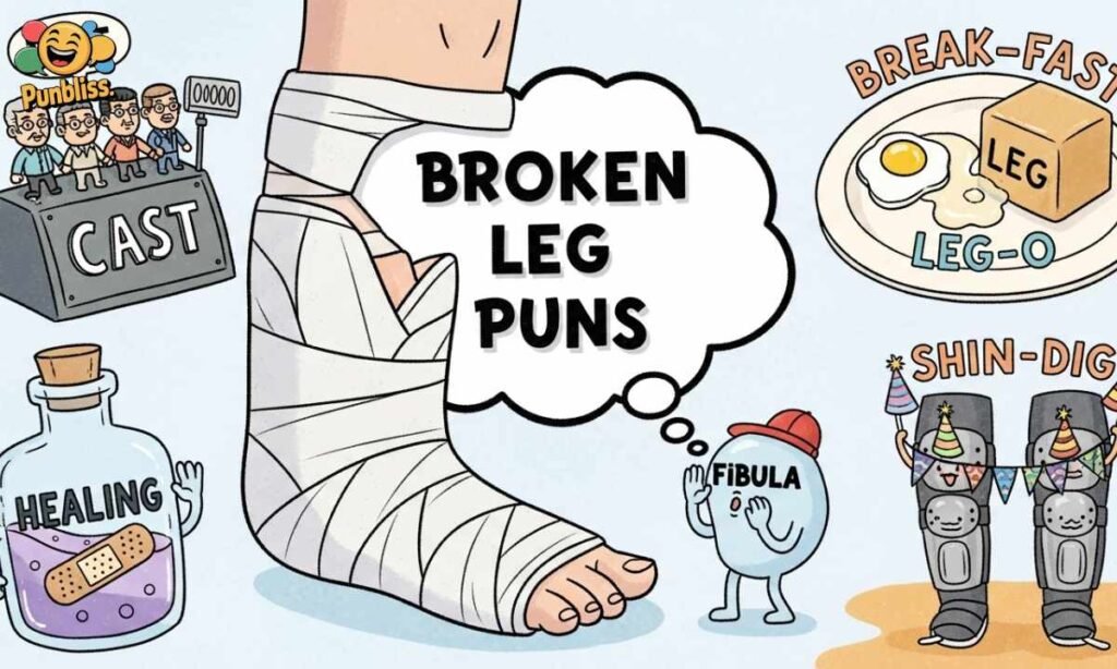 Broken leg Puns
