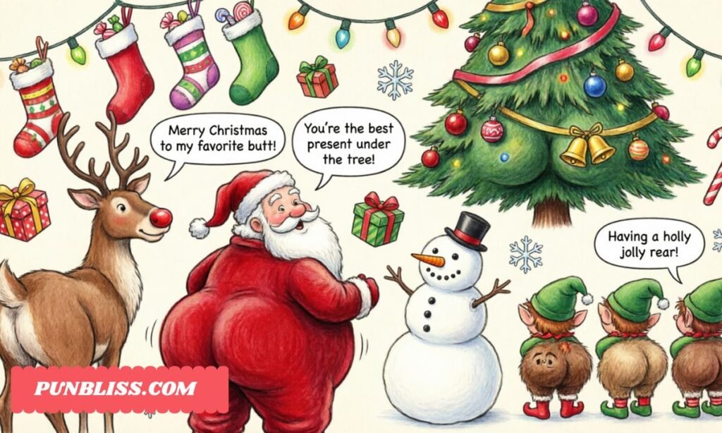 Christmas Butt Puns