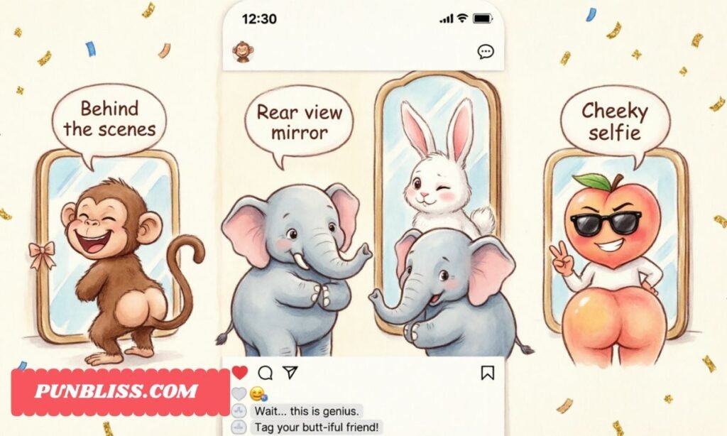 Clever Butt Puns for Instagram