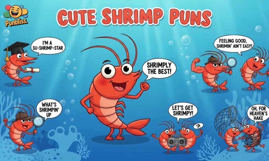 Cute Shrimp Puns