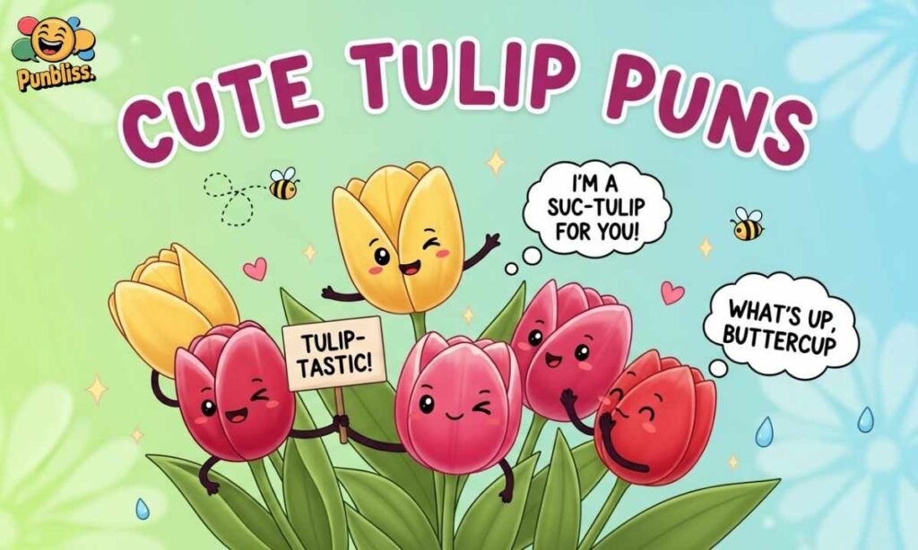 Cute Tulip Puns