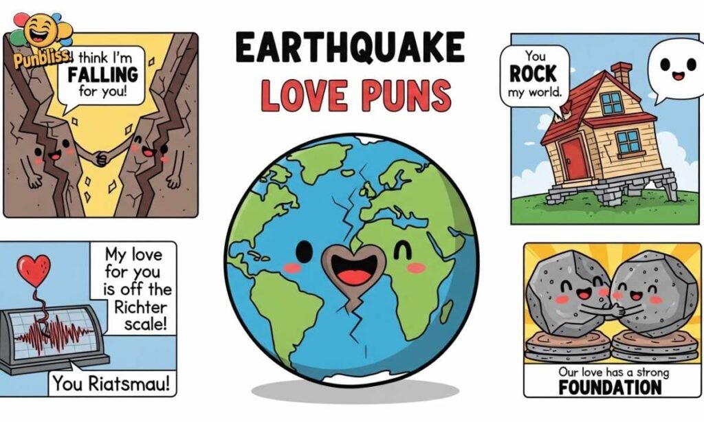 Earthquake Love Puns