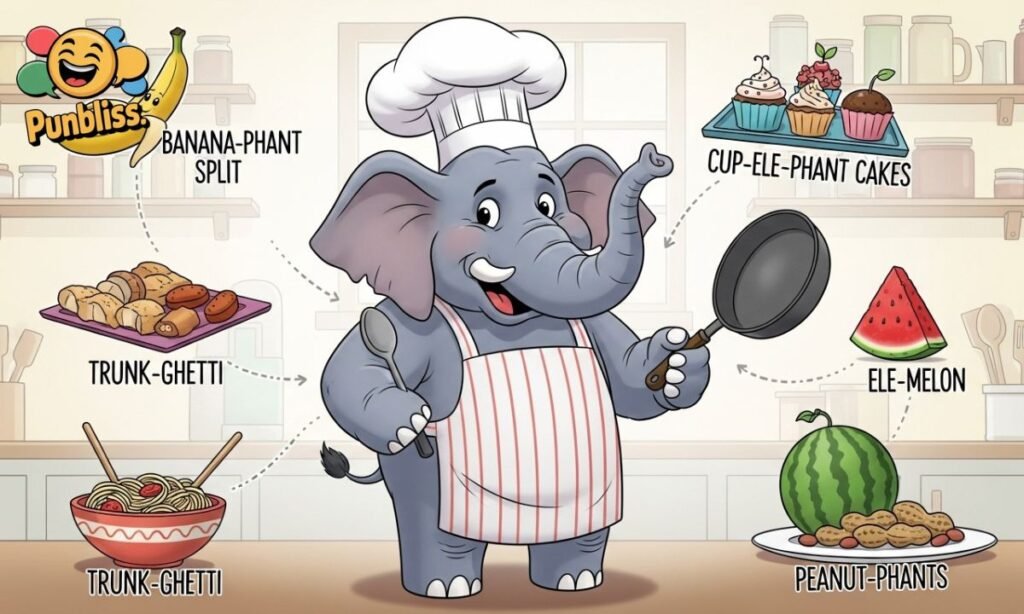 Elephant Puns About Food