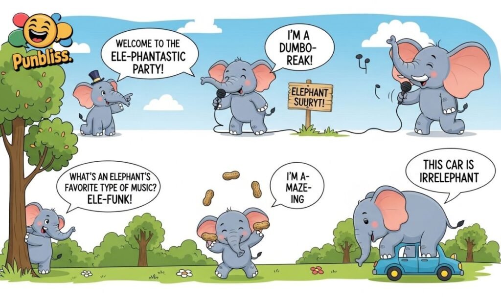 Elephant Puns for Kids