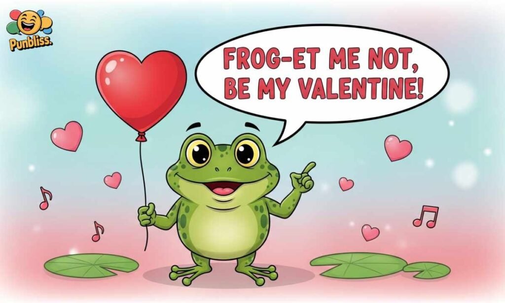 Frog Valentine Pun