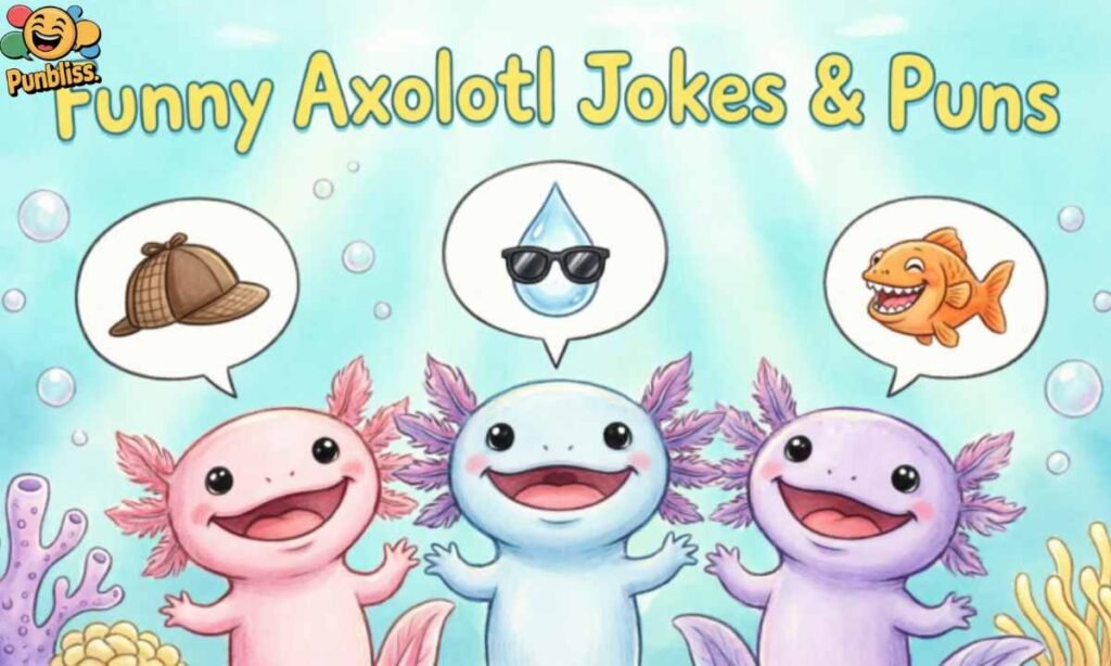 Funny Axolotl Jokes & Puns