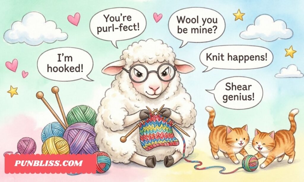 Funny Knitting Puns Captions for All Your Woolly Posts