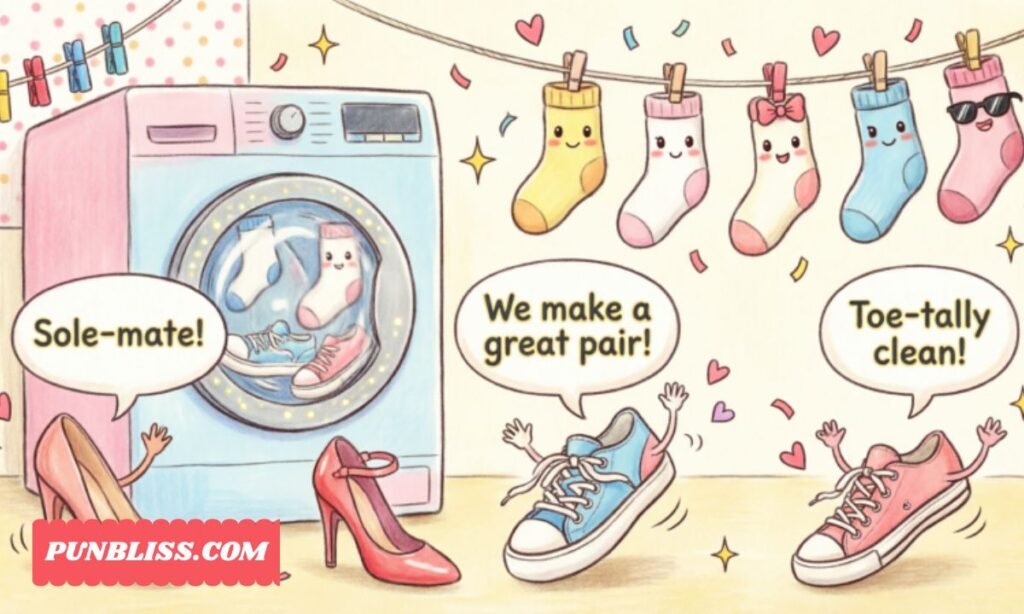 Funny Shoe and Sock Puns