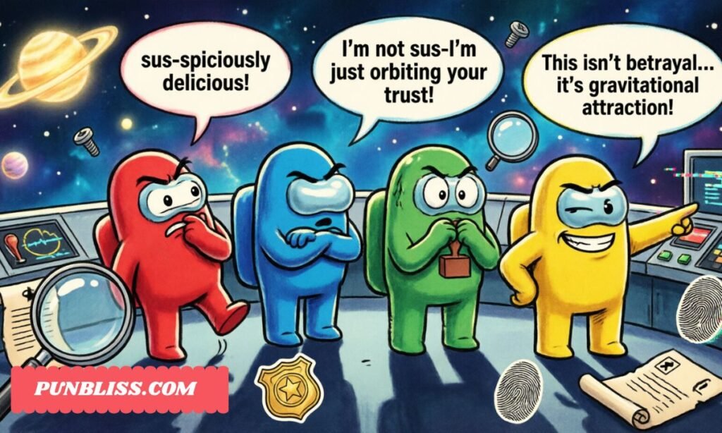 Funny Sus Puns Captions