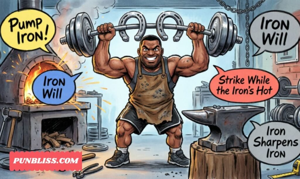 Gym and Fitness Iron Puns