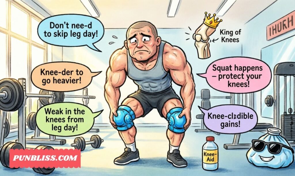 Knee Puns for Gym and Leg Day Humor