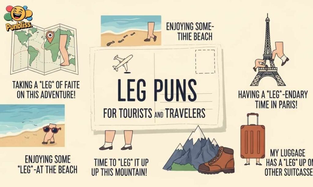 Leg Puns for Tourists and Travellers