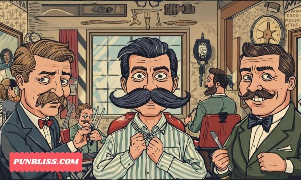 Mustache Grooming and Barber Puns