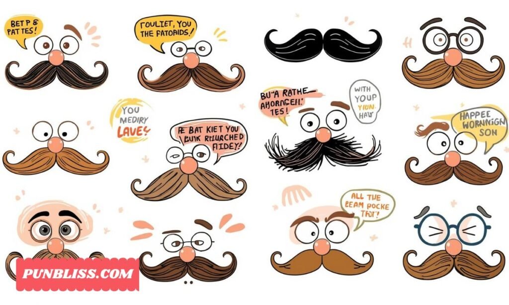 Mustache Jokes Puns