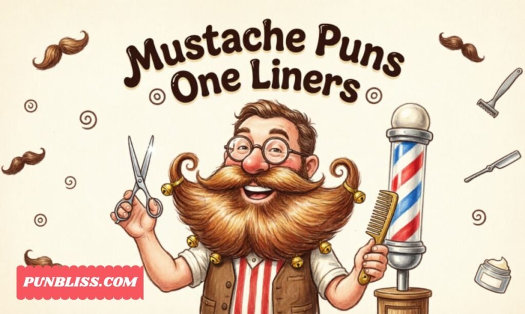 Mustache Puns One Liners