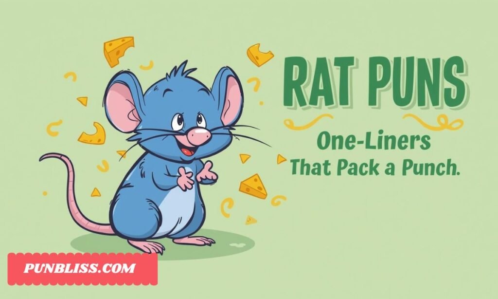 Rat Puns One-Liners That Pack a Punch