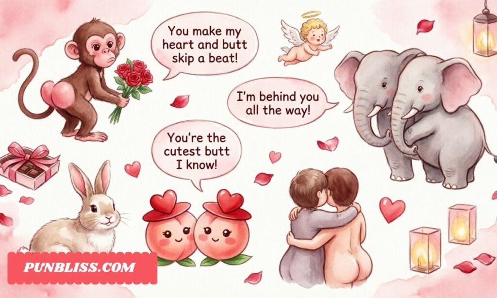 Romantic Butt Puns for Valentine's Day
