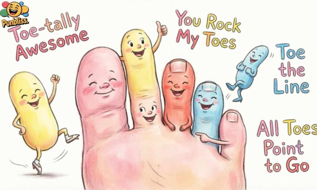 Short Funny Toe Puns