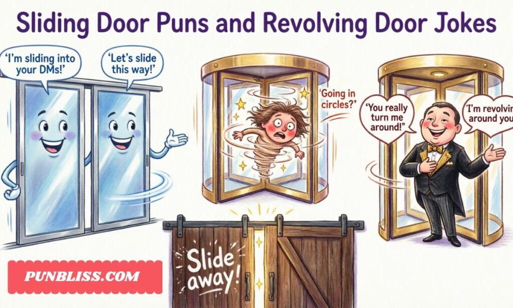 Sliding Door Puns and Revolving Door Jokes
