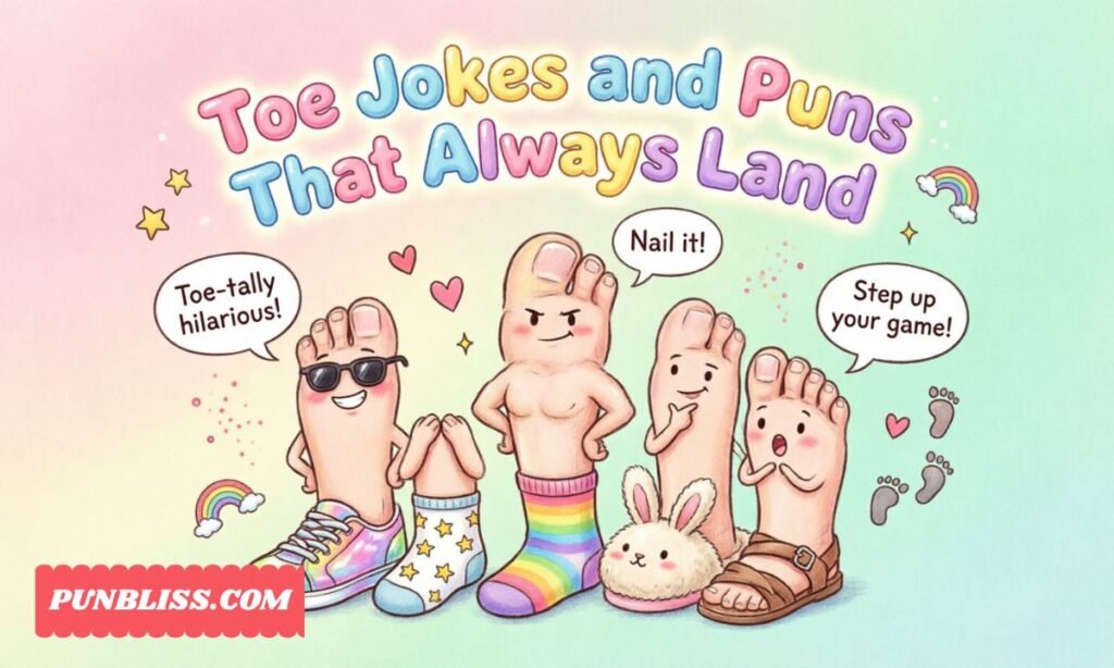 Toe Jokes and Puns That Always Land