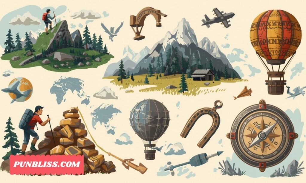 Travel and Adventure Iron Puns