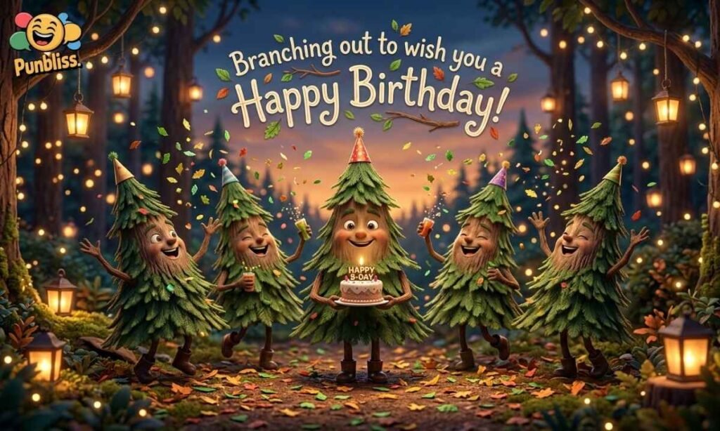 Tree Puns for Birthday and Celebration