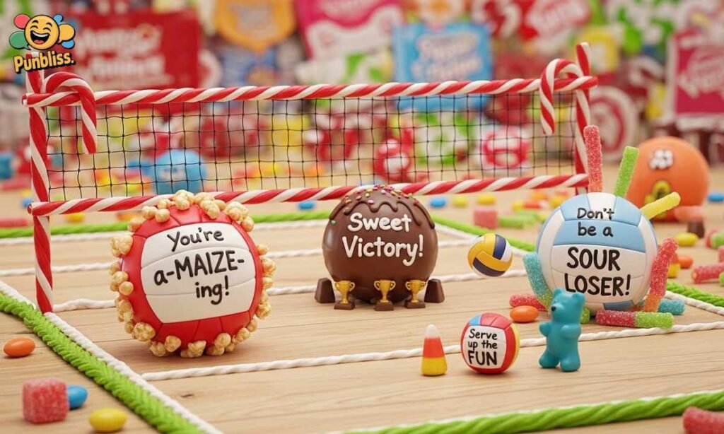 Volleyball Candy Puns