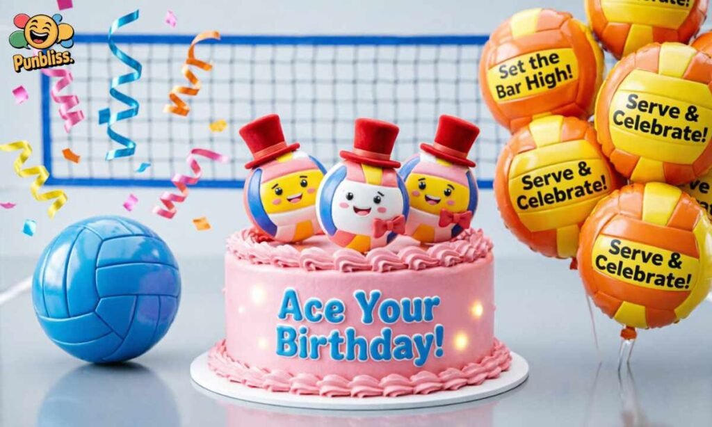 Volleyball Puns for Birthday