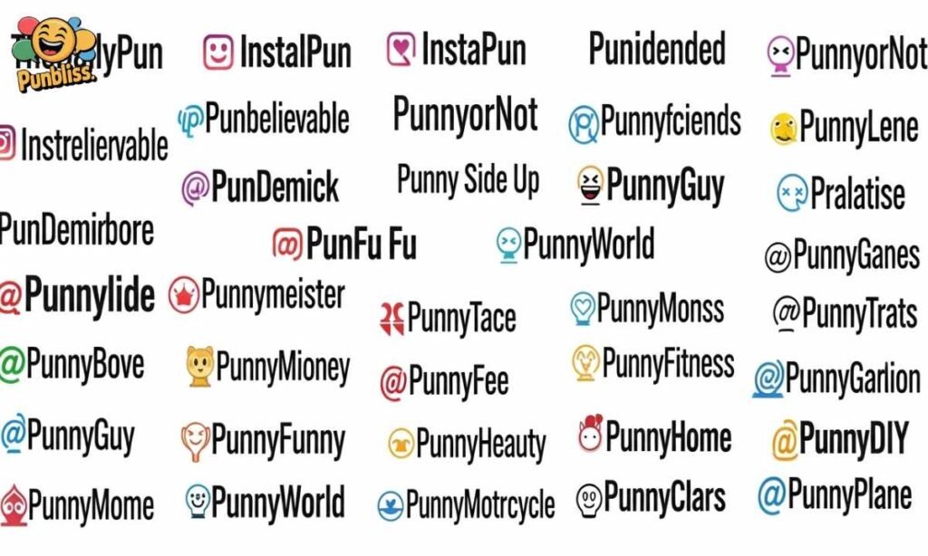 Witty Pun Names for Social Media