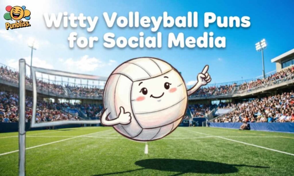 Witty Volleyball Puns for Social Media