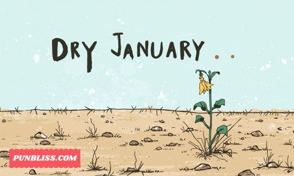 dry january pun