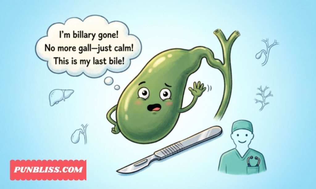 gallbladder removal puns