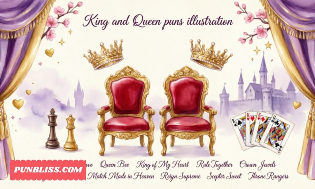 king and queen puns