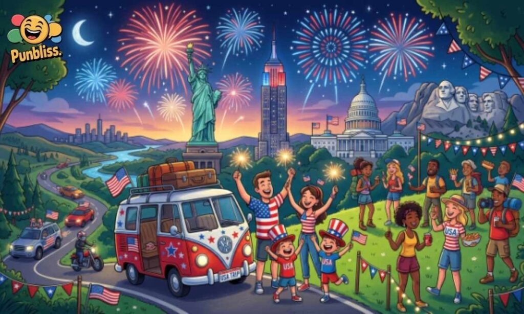 4th of July Puns for Tourists and Travelers