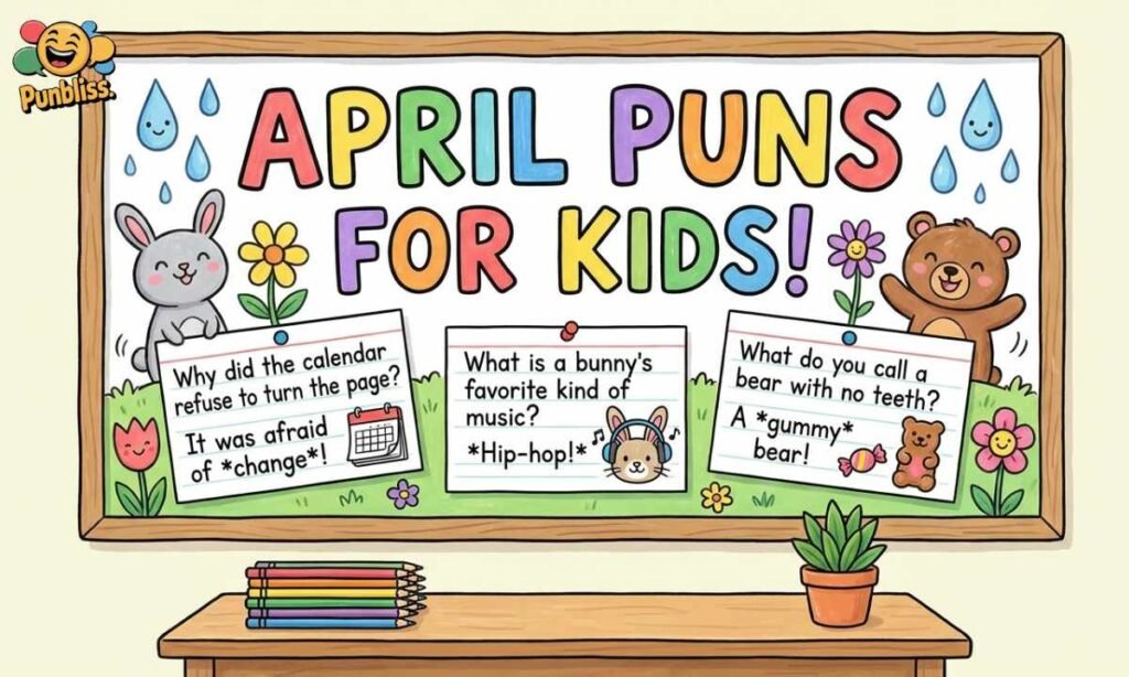 April Puns for Kids