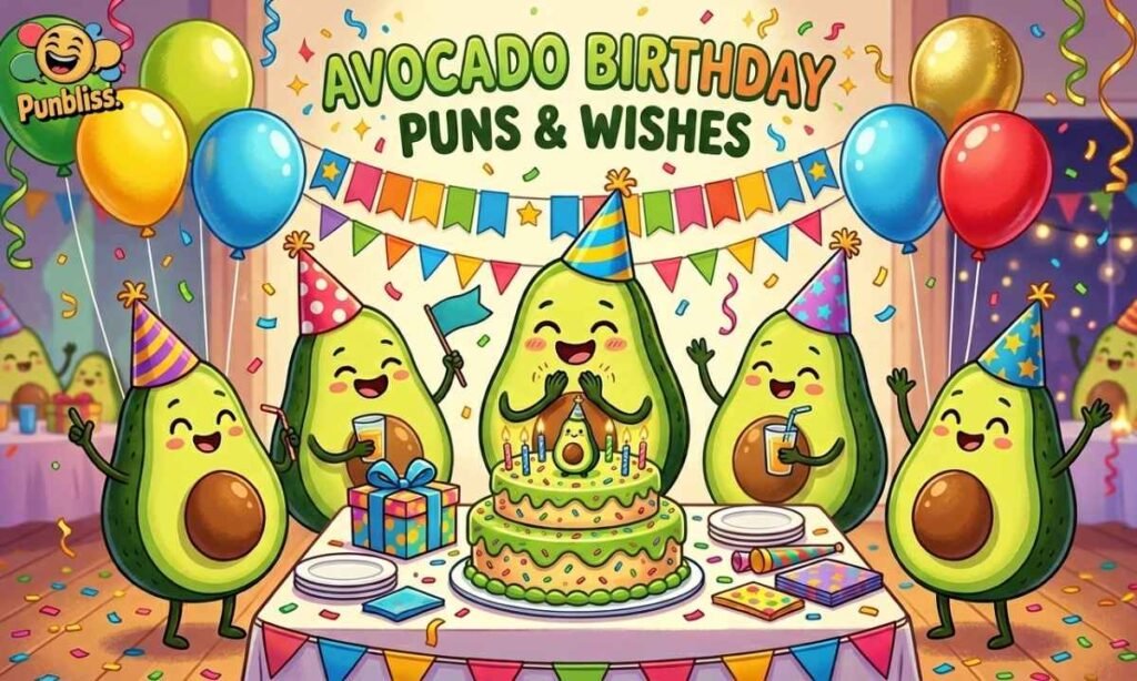 Avocado Birthday Puns and Wishes