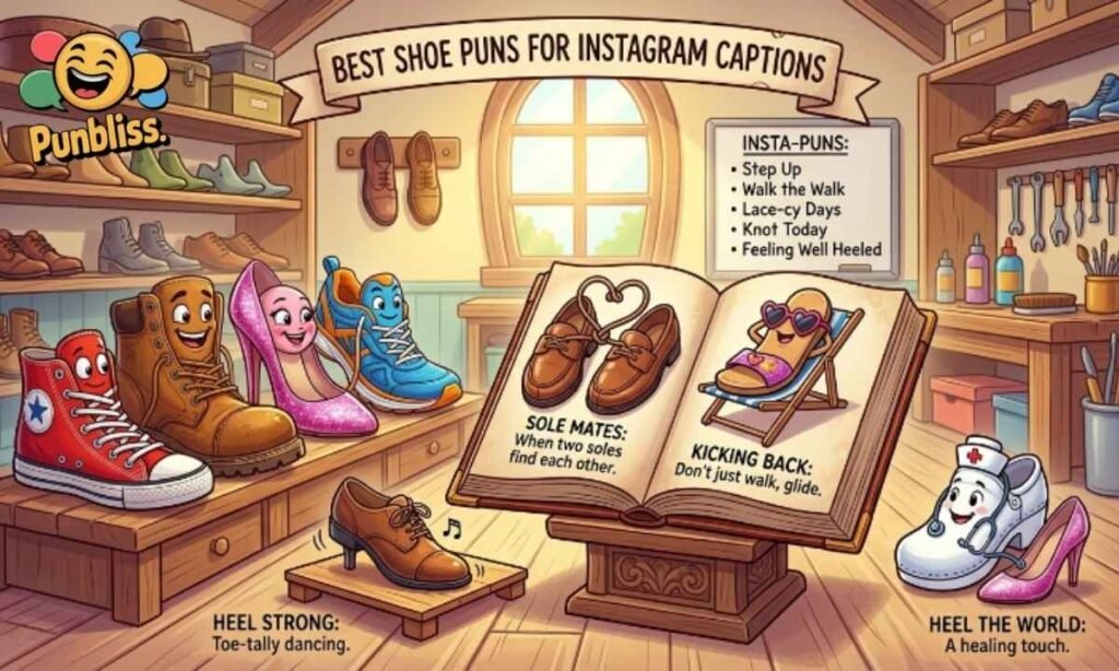 Best Shoe Puns for Instagram Captions
