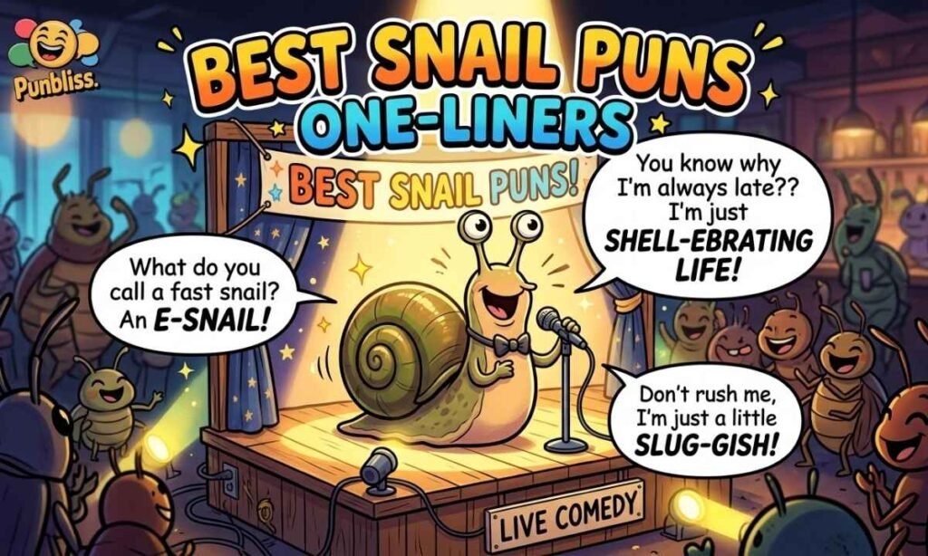Best Snail Puns One-Liners