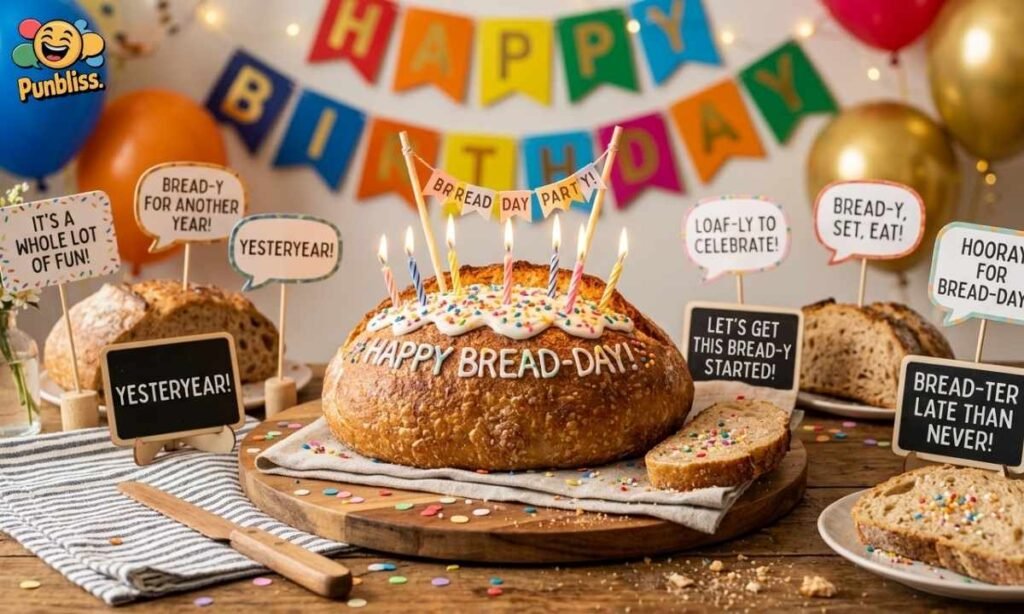Birthday Bread Puns